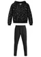 Malwee Kids - Conjunto Floral Marrom - variação: Preto Absoluto