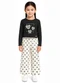 Carinhoso - Conjunto Corações Pvc Off White - variação: Preto