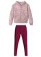 Malwee Kids - Conjunto Floral Marrom - variação: Rosa