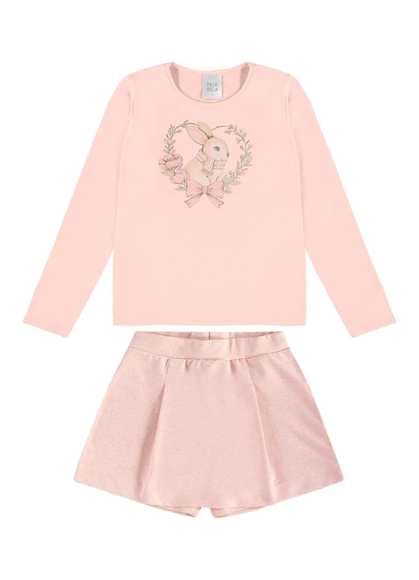 Pulla Bulla - Conjunto Cotton Leve Rosa