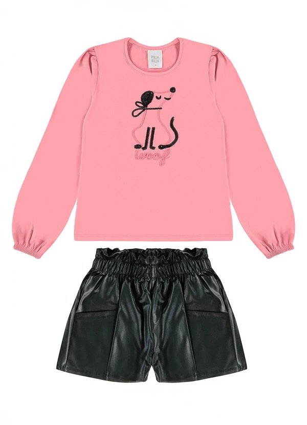 Pulla Bulla - Conjunto Cotton Leve Rosa