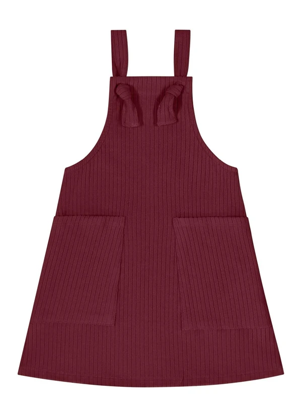 Quimby - Conjunto Cropped e Salopete Marrom 6