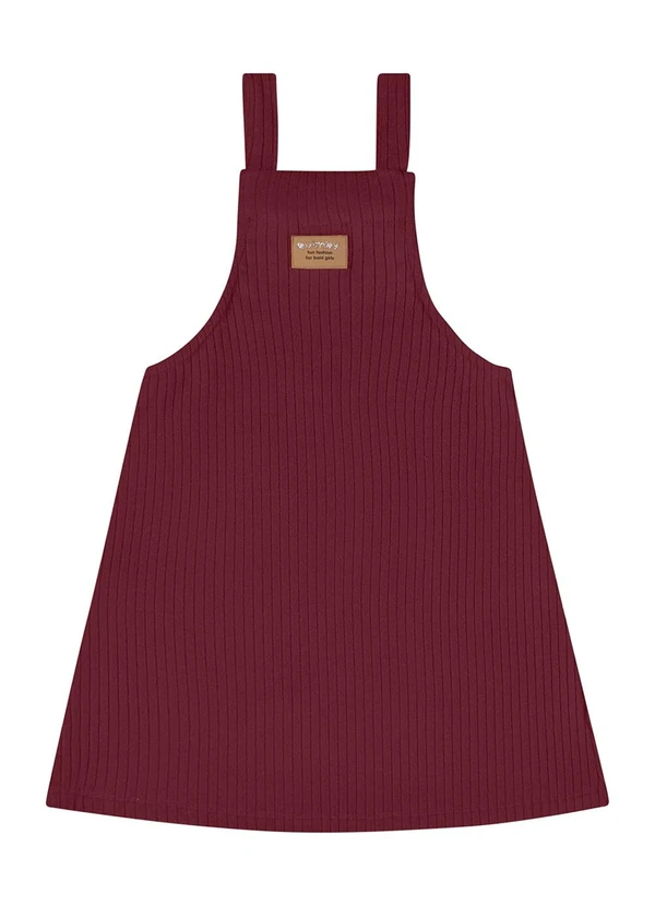 Quimby - Conjunto Cropped e Salopete Marrom 7