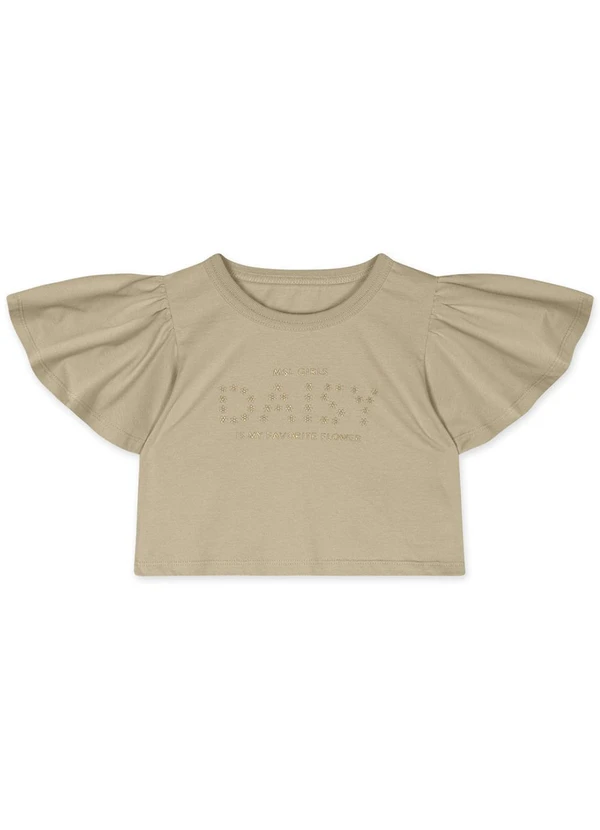 Marisol - Conjunto Curto Infantil Feminino  Bege 3