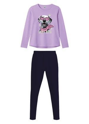Malwee Kids - Conjunto Cute Dog Lavanda - MALWEE KIDS