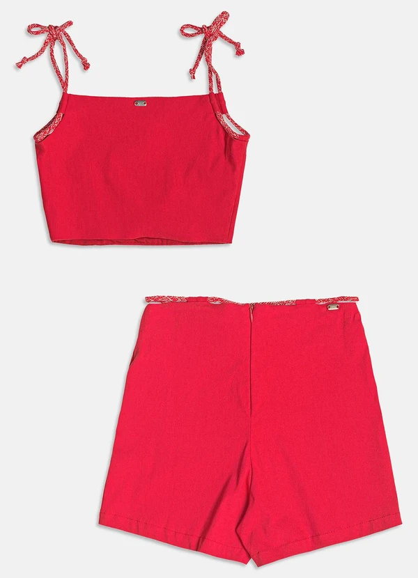 I Am - Conjunto de Alfaiataria Vermelho 6