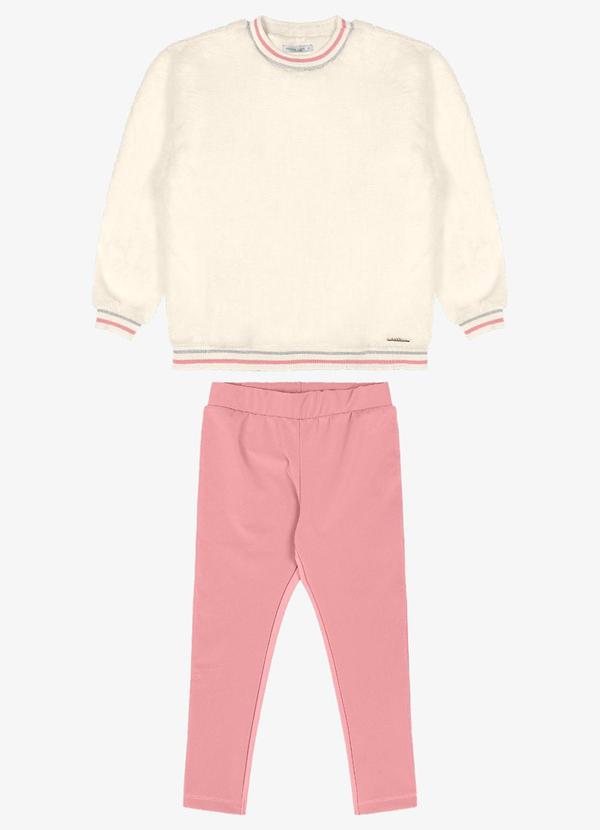 Trick Nick - Conjunto de Blusão com Legging Bege 3