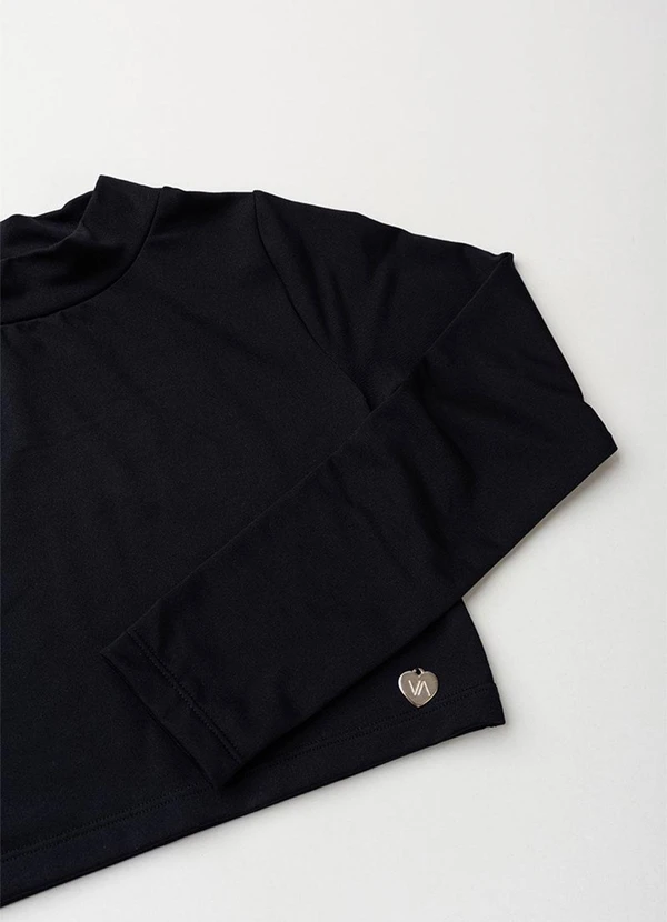 Vida Costeira - Conjunto de Cropped e Calça Oncinha Preto 5