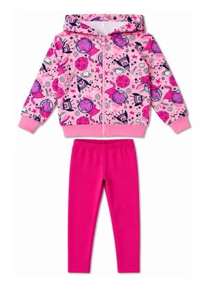 Rosa Azul - Conjunto de De Inverno Gatinhos Rosa Claro - ROSA AZUL