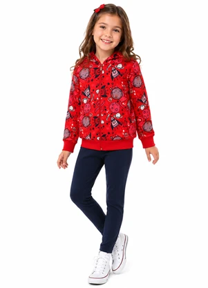 Rosa Azul - Conjunto de De Inverno Gatinhos Vermelho - ROSA AZUL