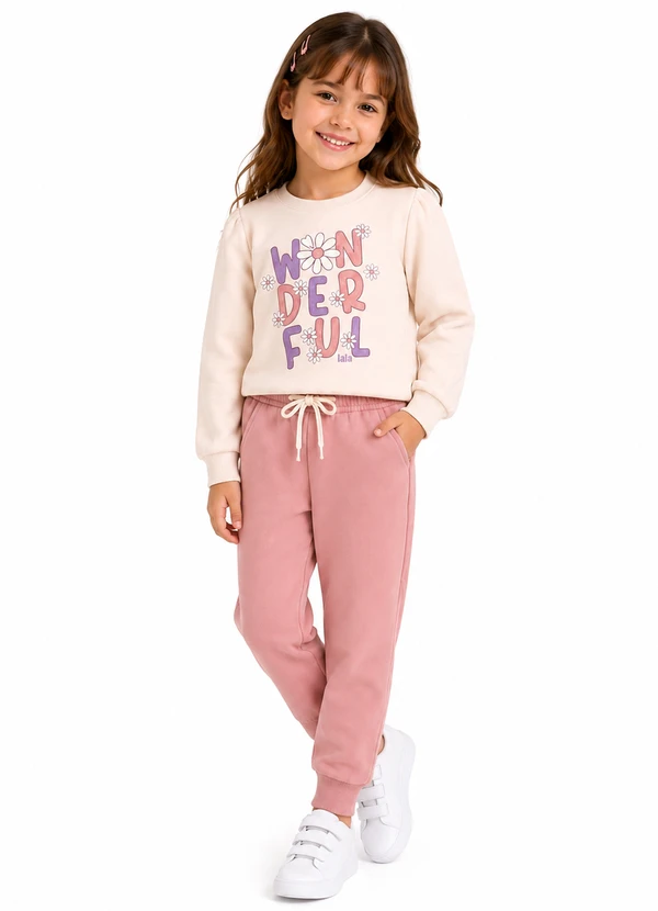 Rosa Azul - Conjunto de Inverno Wonderful Off White