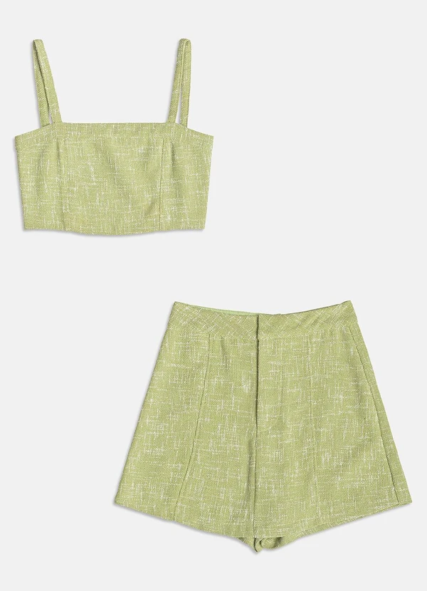 I Am - Conjunto de Linho Verde 5