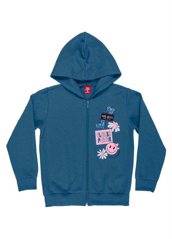 Bee Loop - Conjunto de Menina Jaqueta e Calça Azul 2