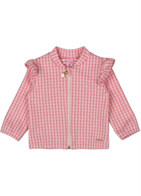 Momi - Conjunto de Menina Vichy Rosa 2