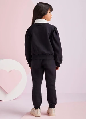 Momi - Conjunto de Moletom Black Preto - MOMI