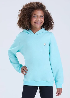 Vida Costeira - Conjunto de Moletom com Capuz e Pingente Azul - VIDA COSTEIRA