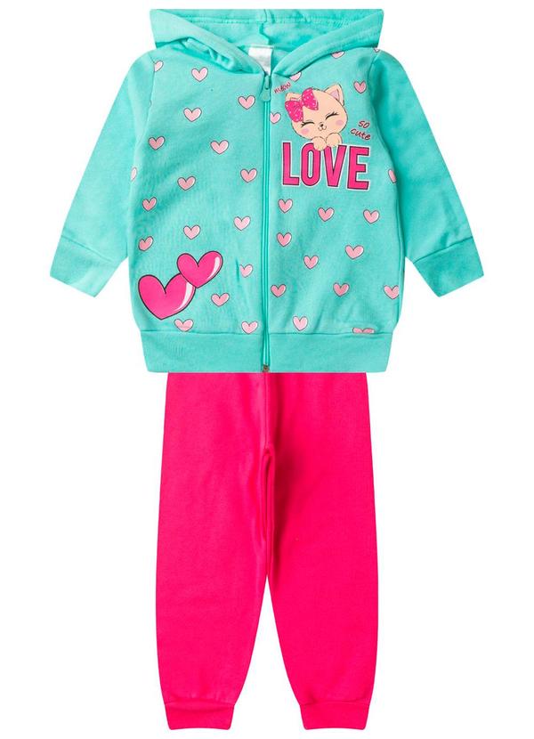 Rovitex - Conjunto de Moletom com Capuz Kappes Azul