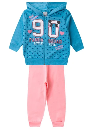 Rovitex - Conjunto de Moletom com Capuz Kappes Azul - ROVITEX