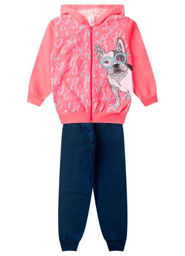 Rovitex - Conjunto de Moletom com Capuz Kappes Laranja