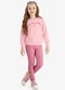 Rovi Kids - Conjunto de Moletom com Legging e Blusão Rosa - variação: Rosa