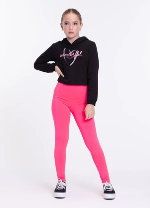 Vida Costeira - Conjunto de Moletom Wonderful You Are Preto - VIDA COSTEIRA