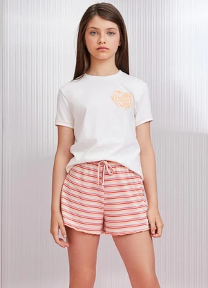 I Am - Conjunto de Pijama Estampado Rosa - I AM