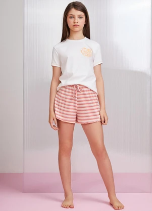 I Am - Conjunto de Pijama Estampado Rosa - I AM
