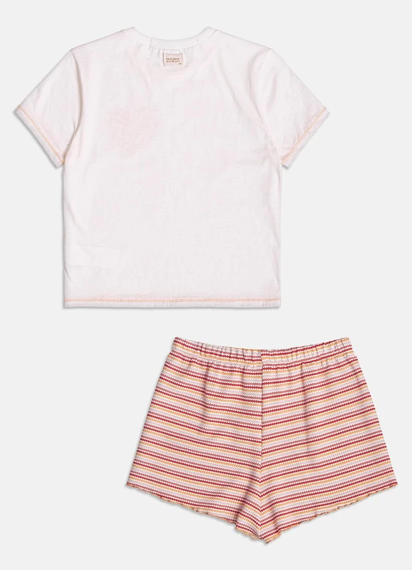 I Am - Conjunto de Pijama Estampado Rosa 4