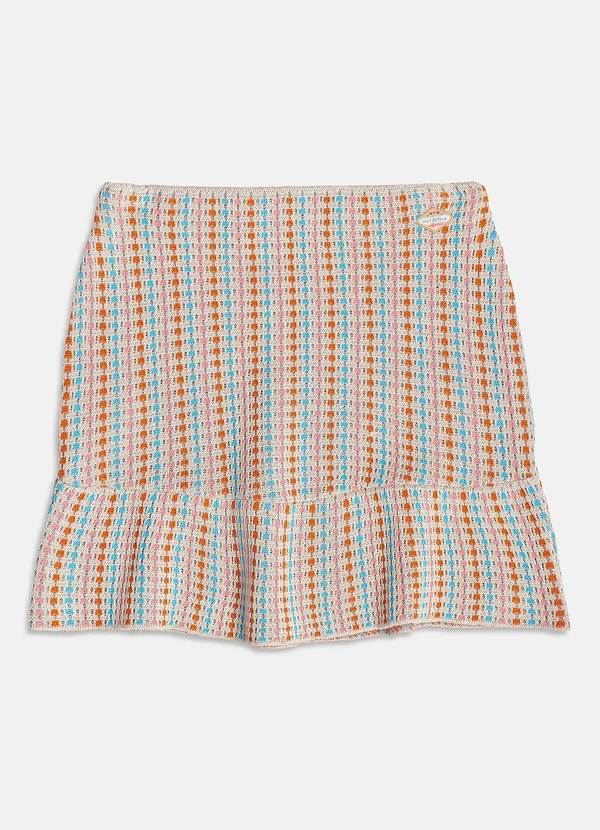 I Am - Conjunto de Tricot com Bordado Colorido Bege 8