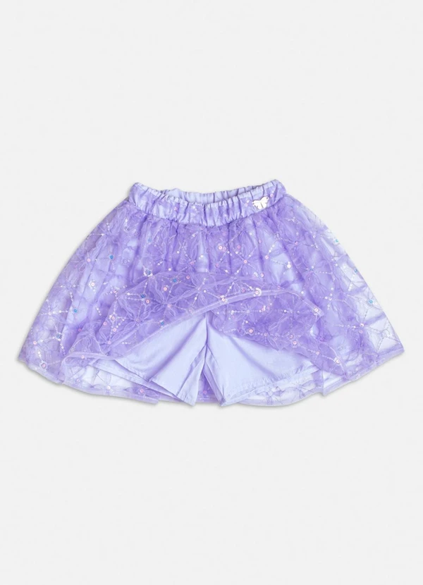 Momi - Conjunto de Tule La Vie Est Belle Strass Lilás 3