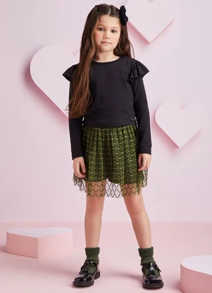 Momi - Conjunto de Tule Preto - MOMI