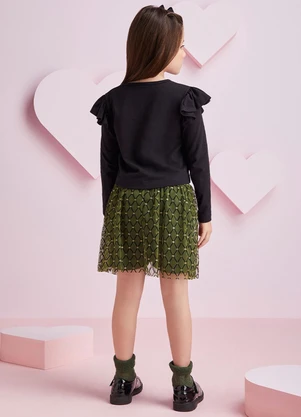 Momi - Conjunto de Tule Preto - MOMI