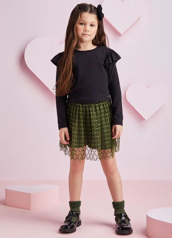 Momi - Conjunto de Tule Preto