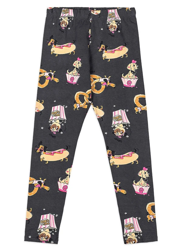 Quimby - Conjunto Dog'S Food Blusão Legging Azul 5