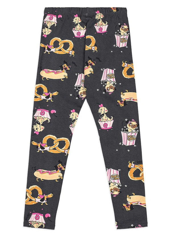 Quimby - Conjunto Dog'S Food Blusão Legging Azul 6