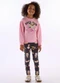 Quimby - Conjunto Dog'S Food Blusão Legging Bege - variação:  