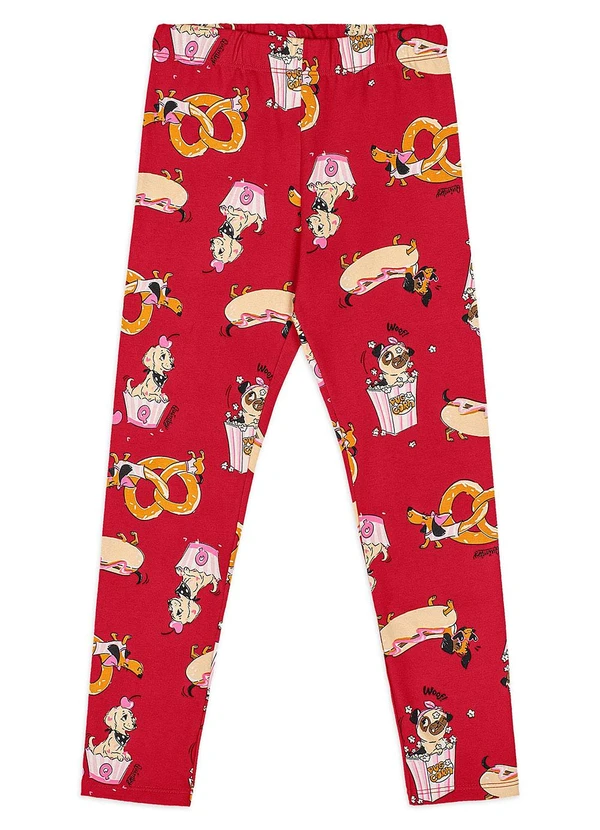 Quimby - Conjunto Dog'S Food Blusão Legging Bege 5