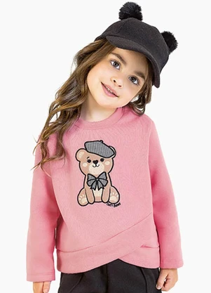 Soft Bonni - Conjunto em Moletom Rosa - SOFT BONNI