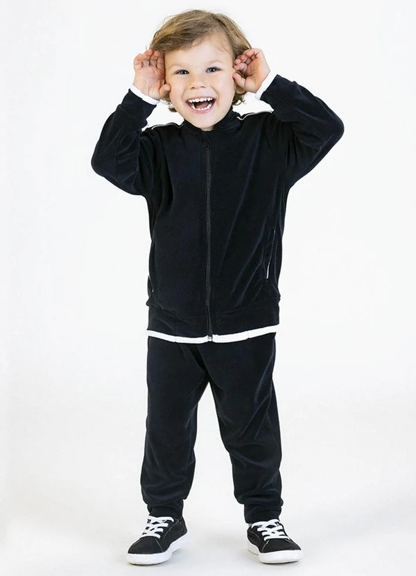 Soft Bonni - Conjunto em Plush Preto