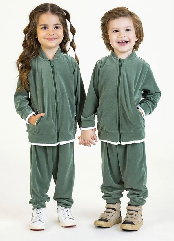 Soft Bonni - Conjunto em Plush Verde