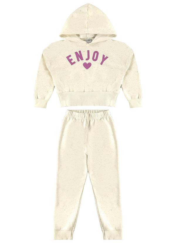 Malwee Kids - Conjunto Enjoy em Botonê Menina Bege 2