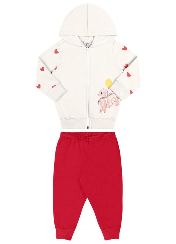 Alenice - Conjunto Esquilo Explorador Menina Branco