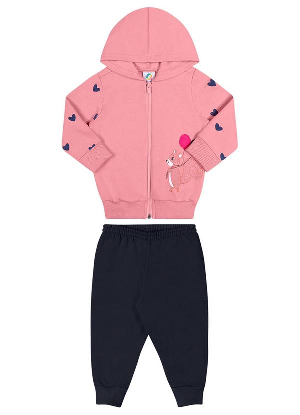 Alenice - Conjunto Esquilo Explorador Menina Rosa 