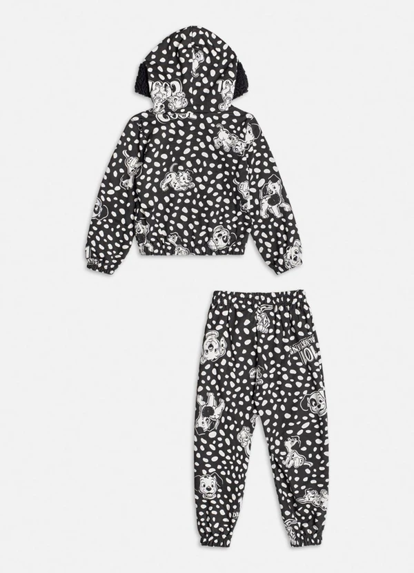 Momi - Conjunto Estampado dos Dálmatas Preto 3