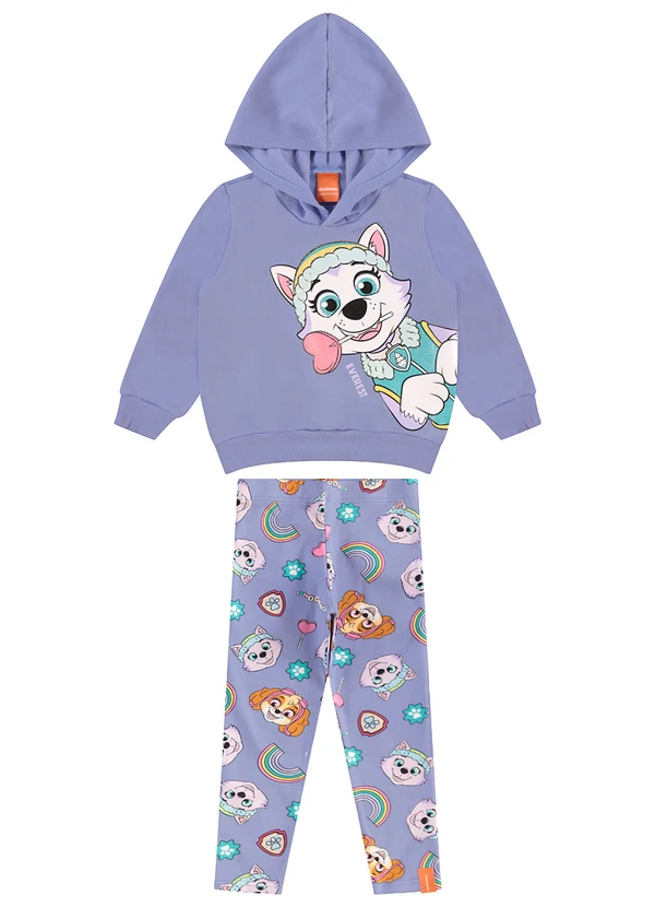 Malwee Kids - Conjunto Everest® com GlitterRoxo