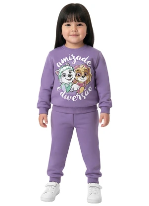 Malwee Kids - Conjunto Everest® e Skye® em Moletom Lavanda - MALWEE KIDS