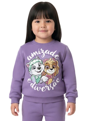 Malwee Kids - Conjunto Everest® e Skye® em Moletom Lavanda - MALWEE KIDS