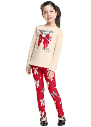 Bee Loop - Conjunto Favourite Trend Infantil Bege - BEE LOOP