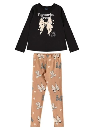 Bee Loop - Conjunto Favourite Trend Infantil Preto - BEE LOOP