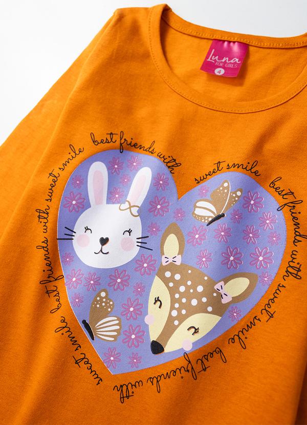 Laluna - Conjunto Feminino Best Friends Laranja 5